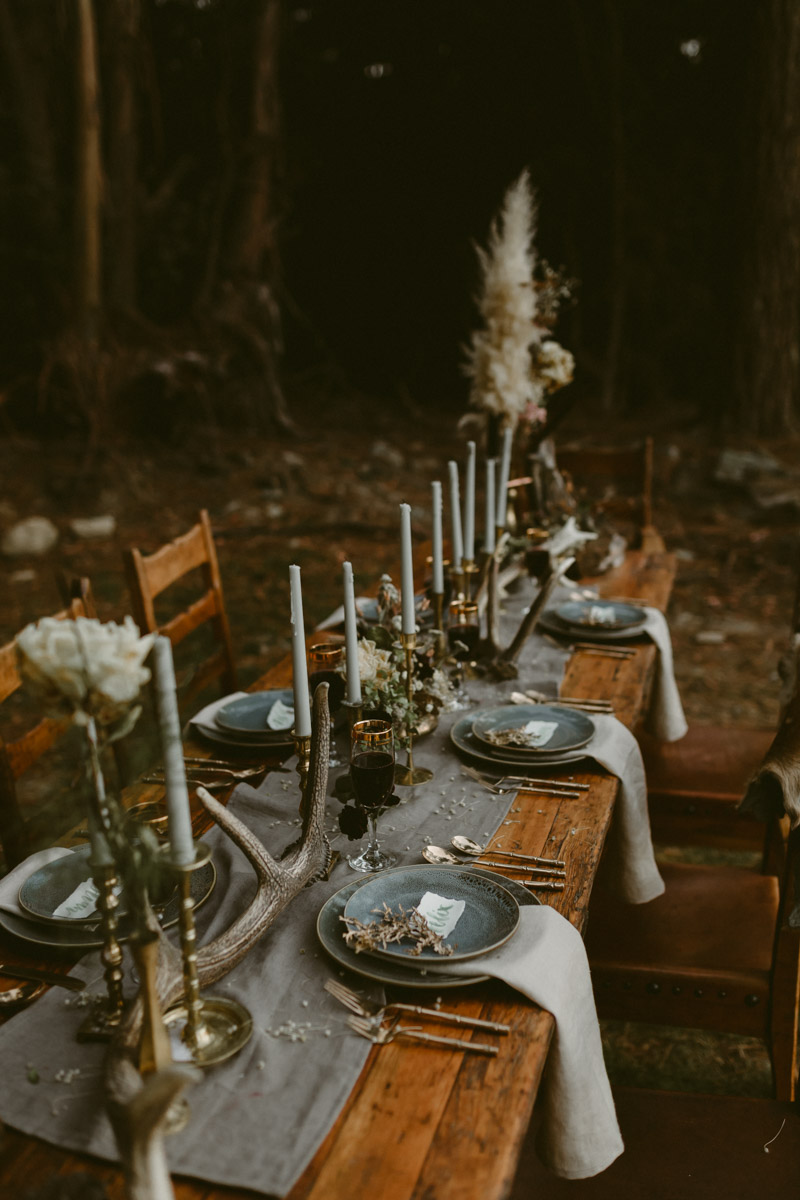 Wild Hearts Styled wedding editorial shoot at Wanaka by The Lovers Elopement Co