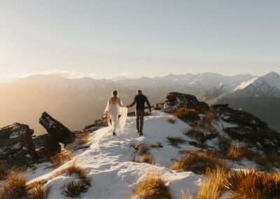 Cecil Peak elopement package by The Lovers Elopement Co. based in Queenstown New Zealand