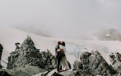 Elope in New Zealand | Winter Mountain Wedding